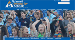 Desktop Screenshot of plainwellschools.org